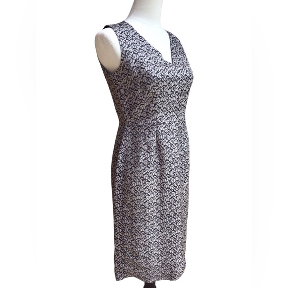 Banana Republic Serena Floral Printed Sleeveless V-Neck Sheath Dress NEW - Picture 3 of 8